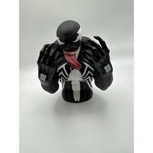 Marvel Venom Bust Coin Bank Black Symbiote Spider-Man Villain Collectible
